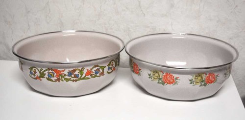 Ddr emaille design schüssel - emaille,