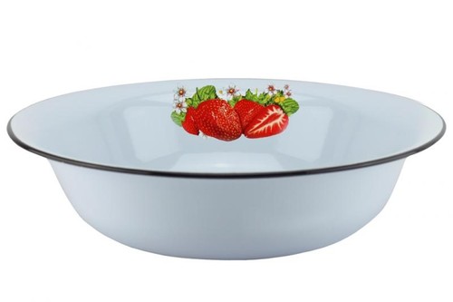 Emaille schüssel rund liter - schüssel,