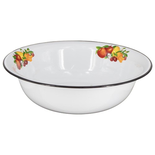 Ware emaille schüssel - b-ware, rund