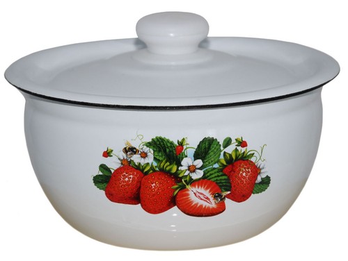 Emaille salatschüssel mit - emaille,