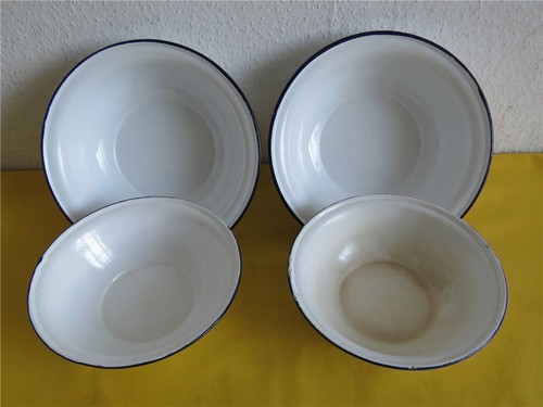 Ddr emaille schüssel - x,