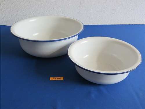 Alte emaille schüssel - x,