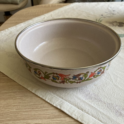 Vintage emaille schüssel - schüssel, mit