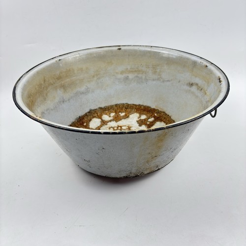 Emaille große schüssel - emaille,